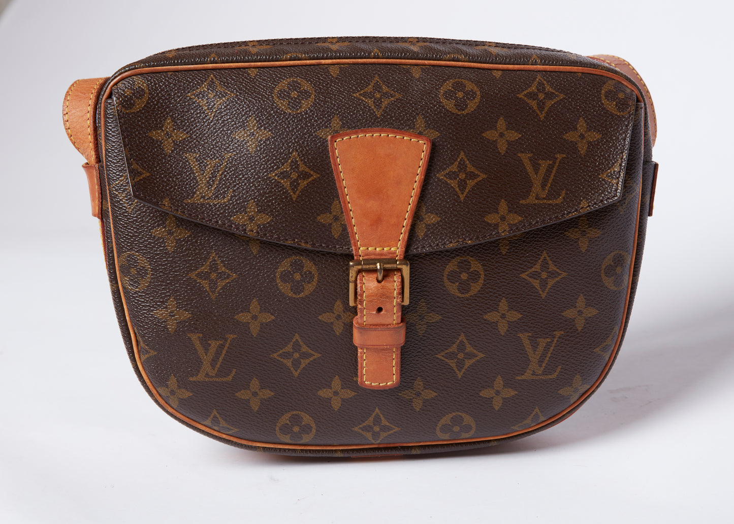 Louis Vuitton Jeune Fille Brown Canvas Shoulder Bag (Pre-Owned)