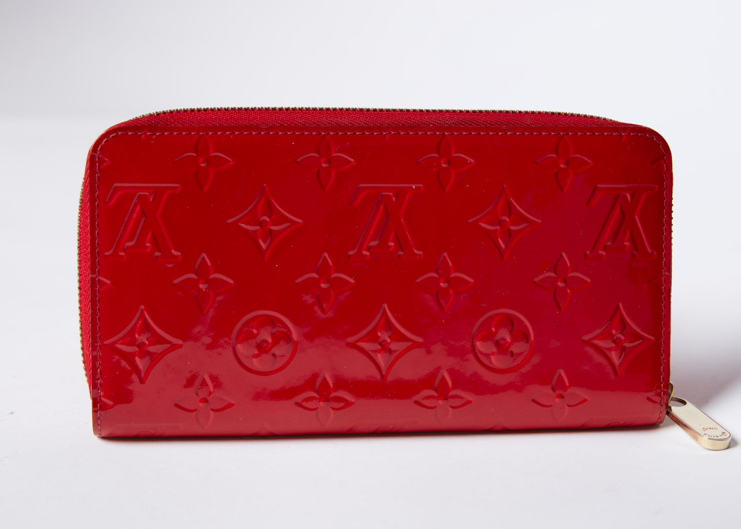 Louis Vuitton Red Vernis Zippy
