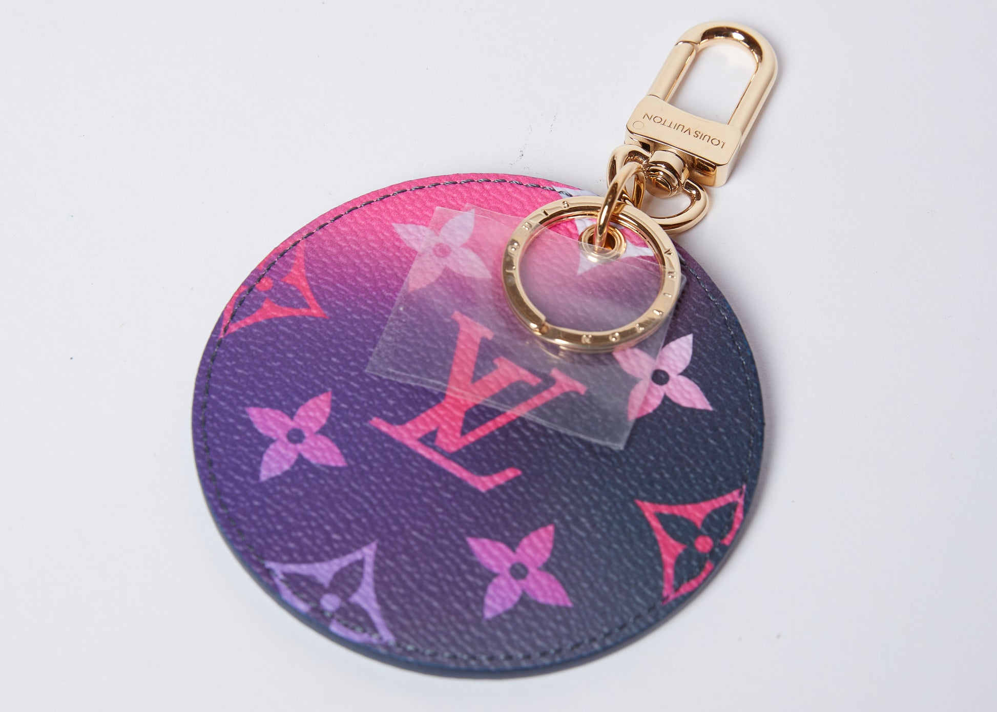 Louis Vuitton Illustre Bag Charm and Key Holder Midnight Fuchsia in Coated  Canvas/Leather with Gold-tone - US