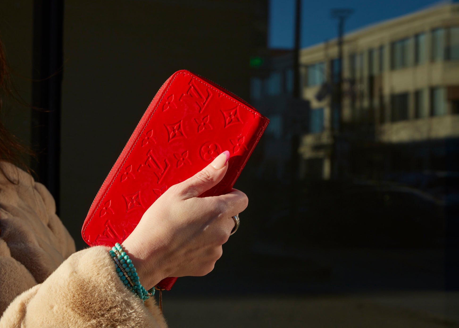 Louis Vuitton Zippy Wallet Red Monogram Vernis Leather – LovedLuxeBags